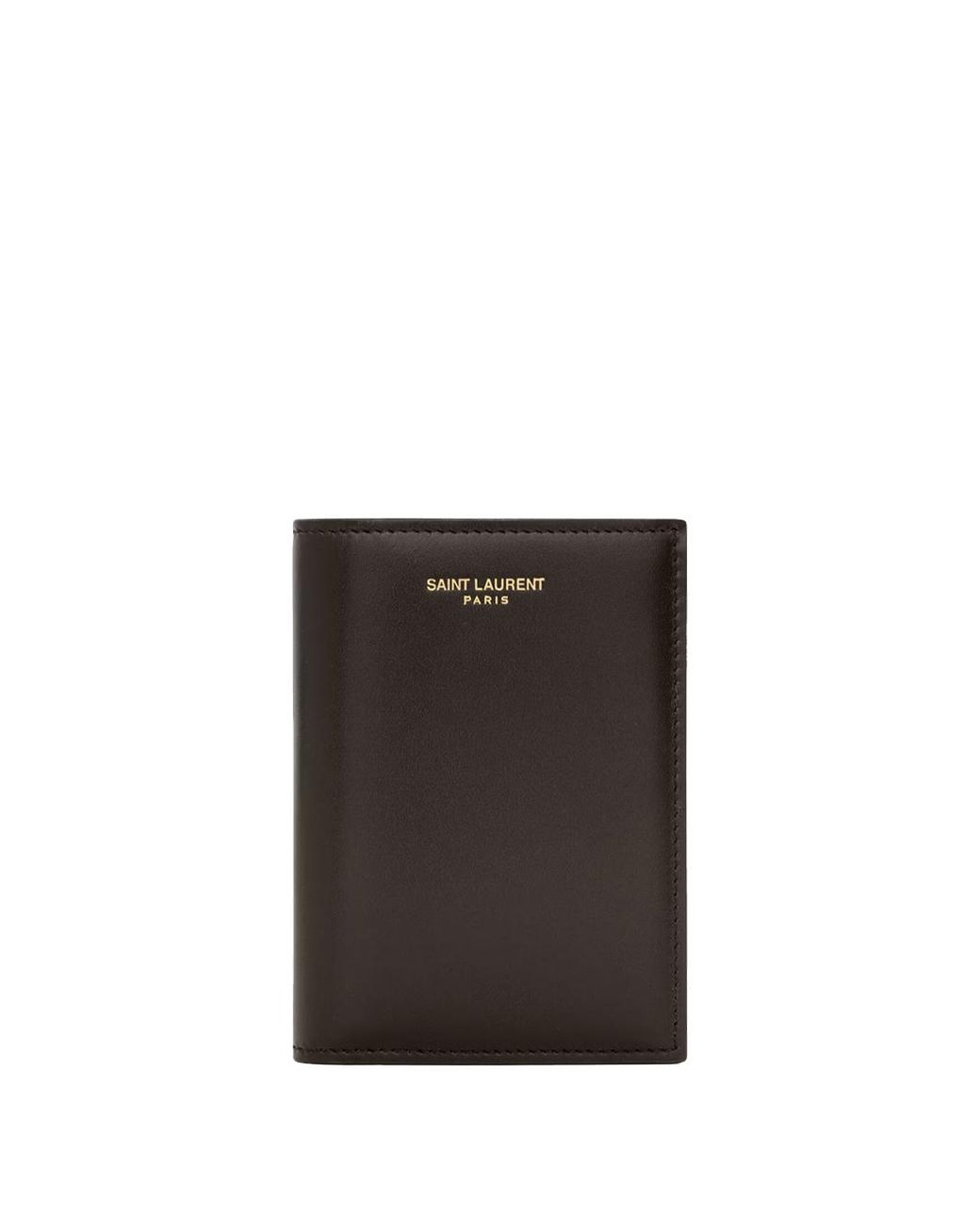 Saint Laurent White Paris Credit Card Wallet for men