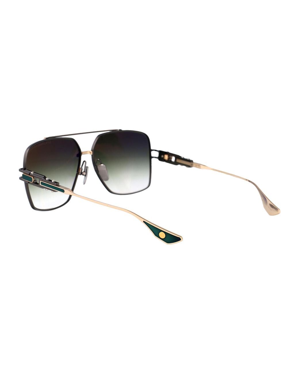 Dita Eyewear Green Grand-Emperik Rhodium