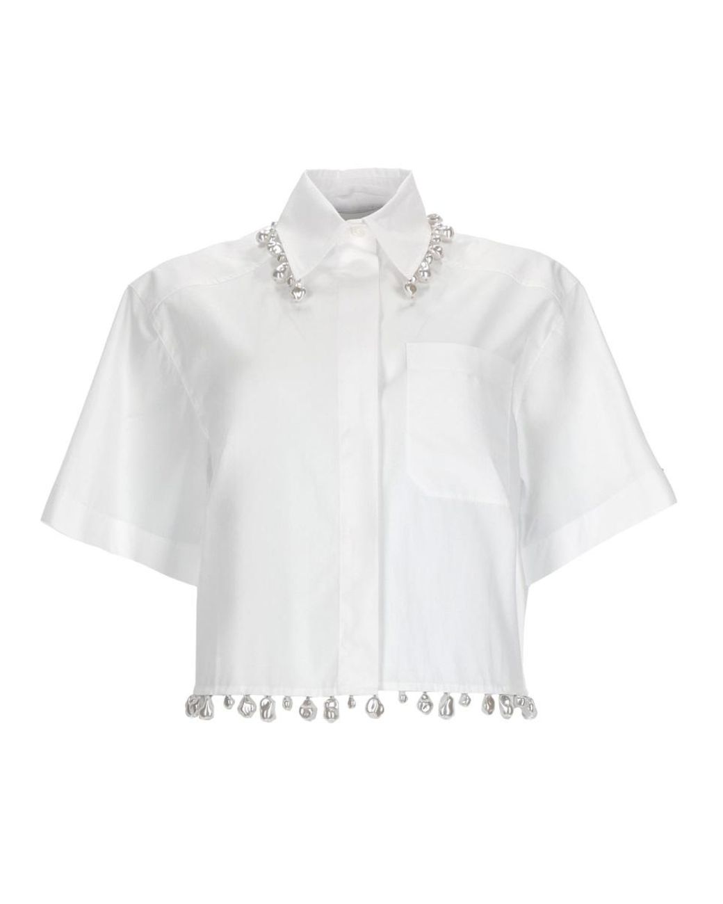 Sportmax White Camicia "Cognac"
