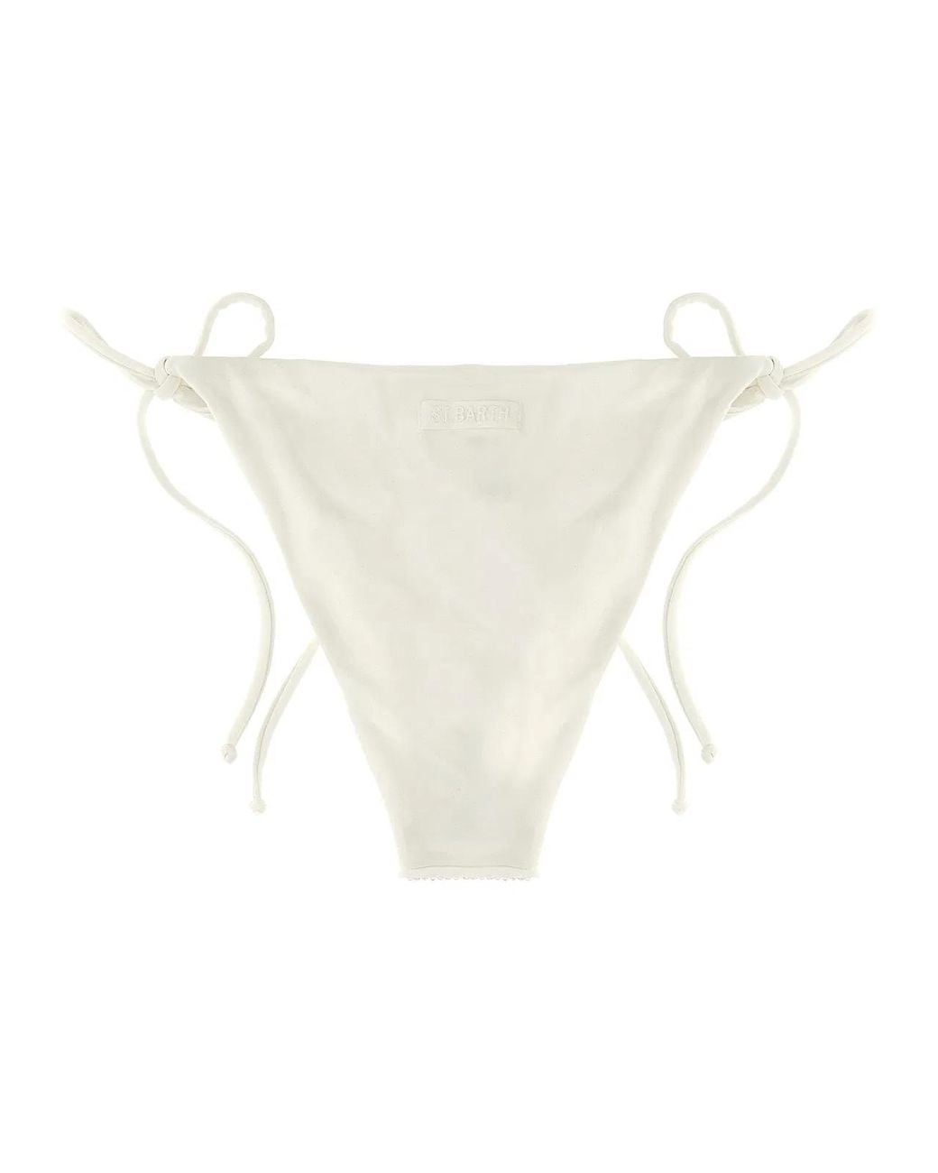 Mc2 Saint Barth White Virgo Bikini Bottoms