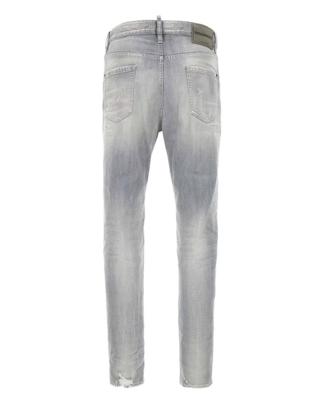 DSquared² Gray Pants 5 Pockets for men