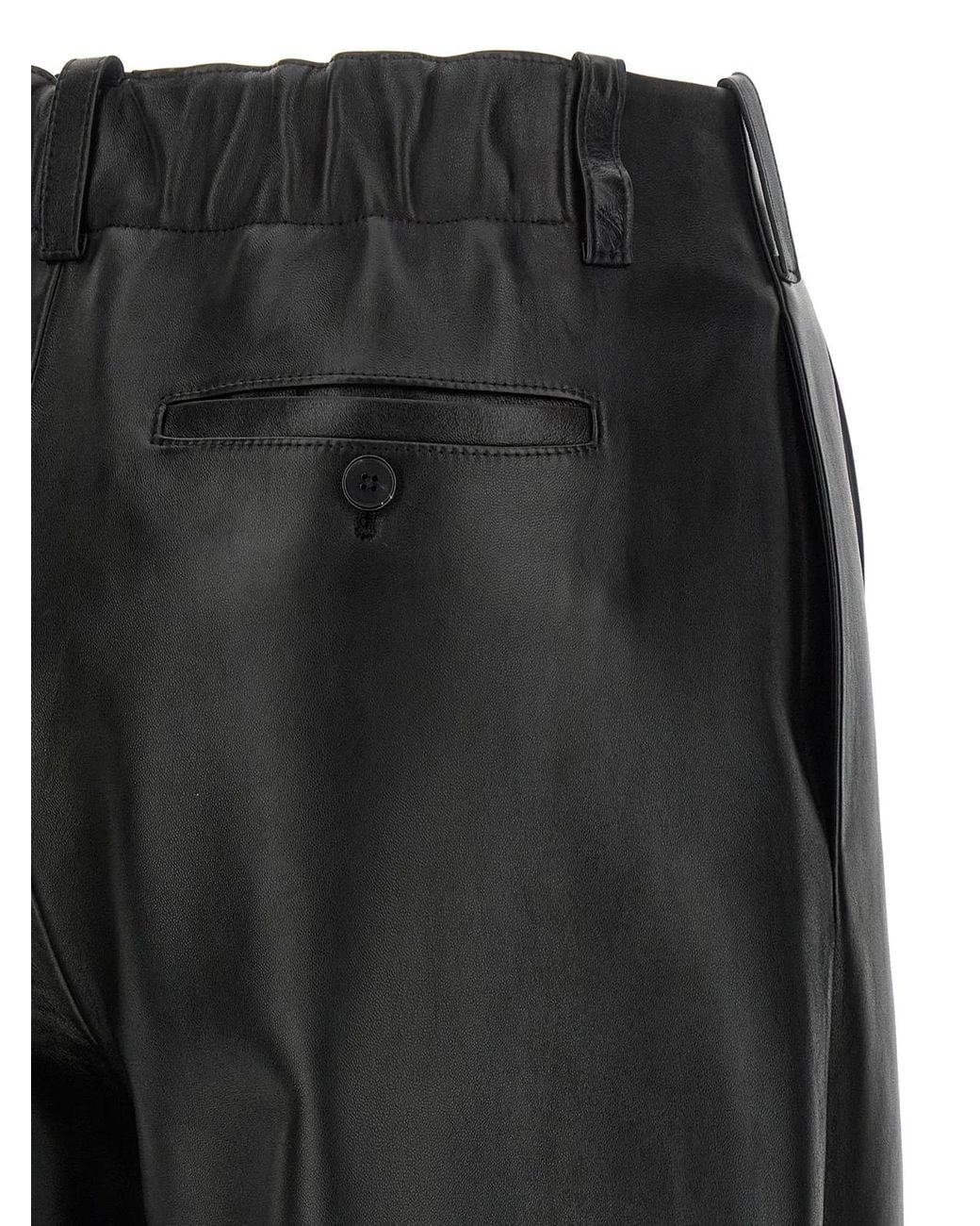 Givenchy Black Leather Pants
