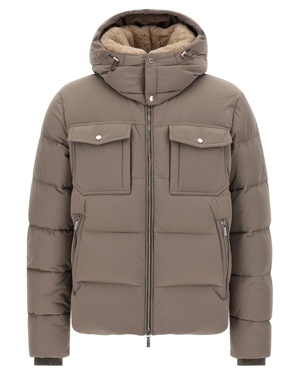 Moorer Gray 'Alarick' Bomber Jacket for men