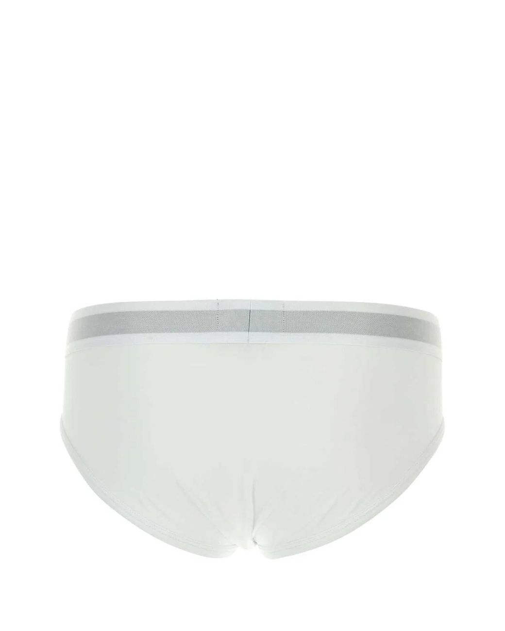 Emporio Armani White Stretch Cotton Brief for men