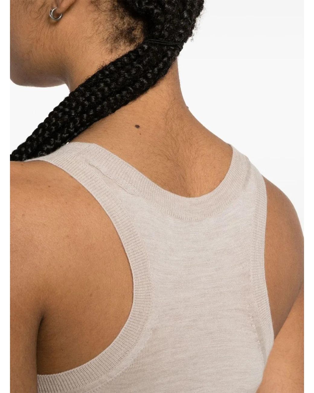 Max Mara Natural Cashmere Tank Top