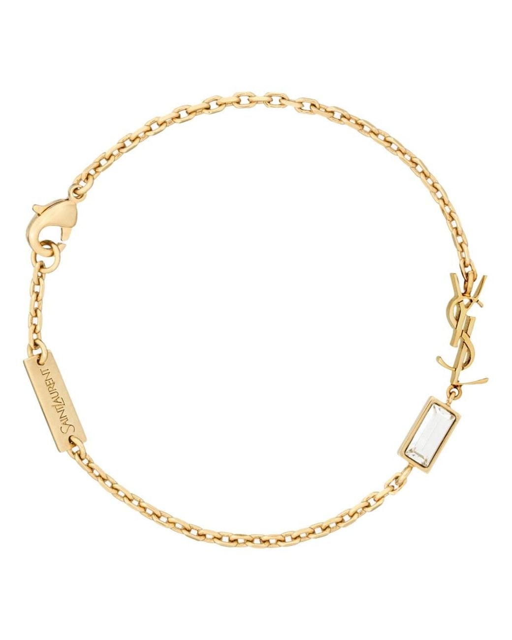 Saint Laurent Natural Bracciale "Cassandre"