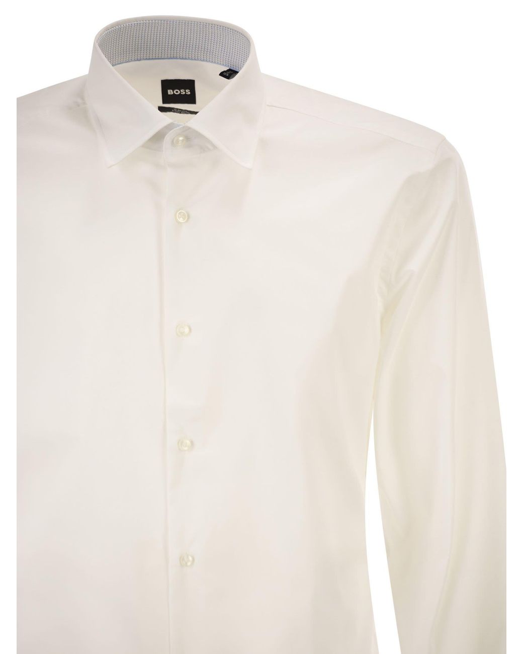 Boss White Slim Fit Shirt for men