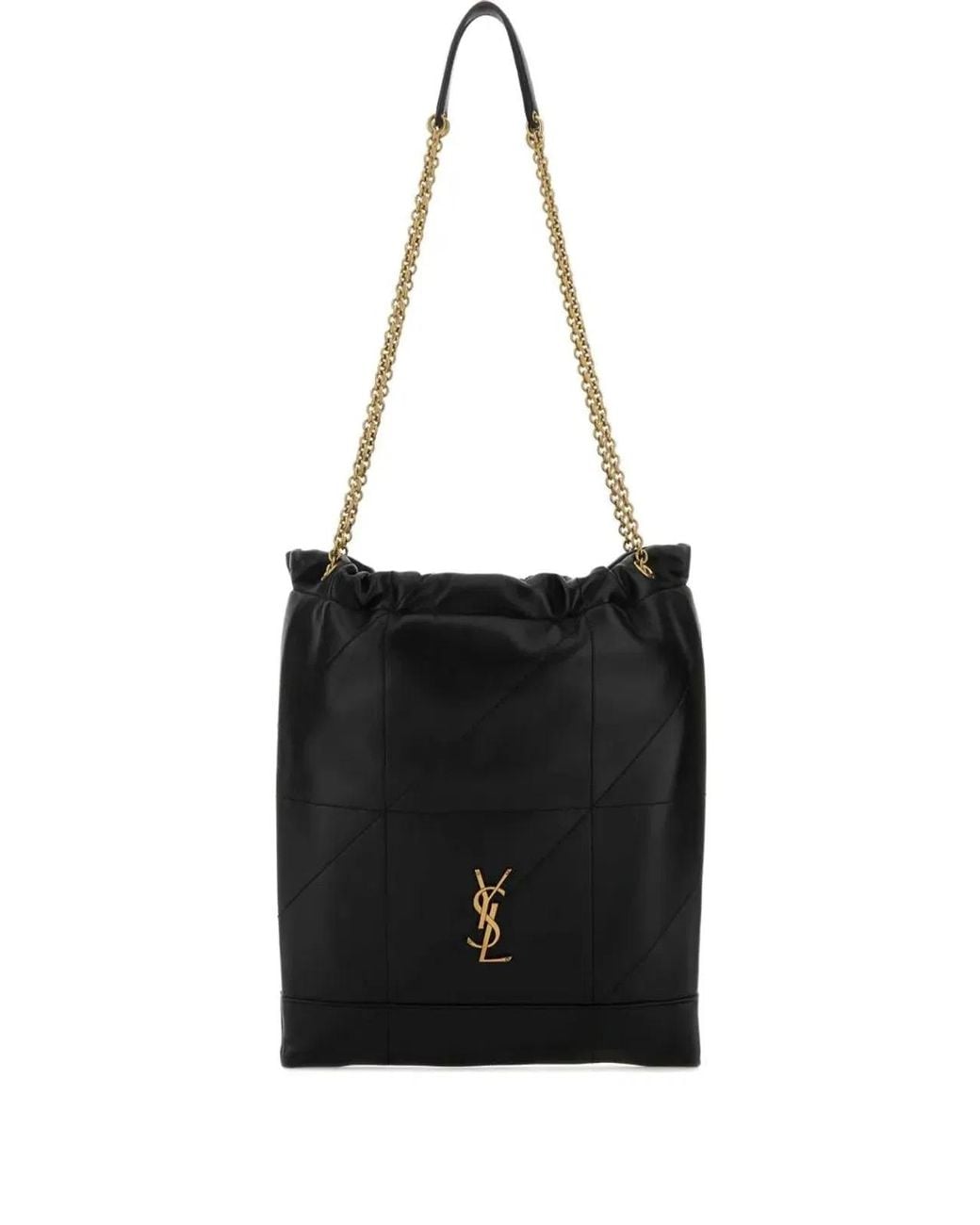 Saint Laurent Black Jamie Leather Pouch
