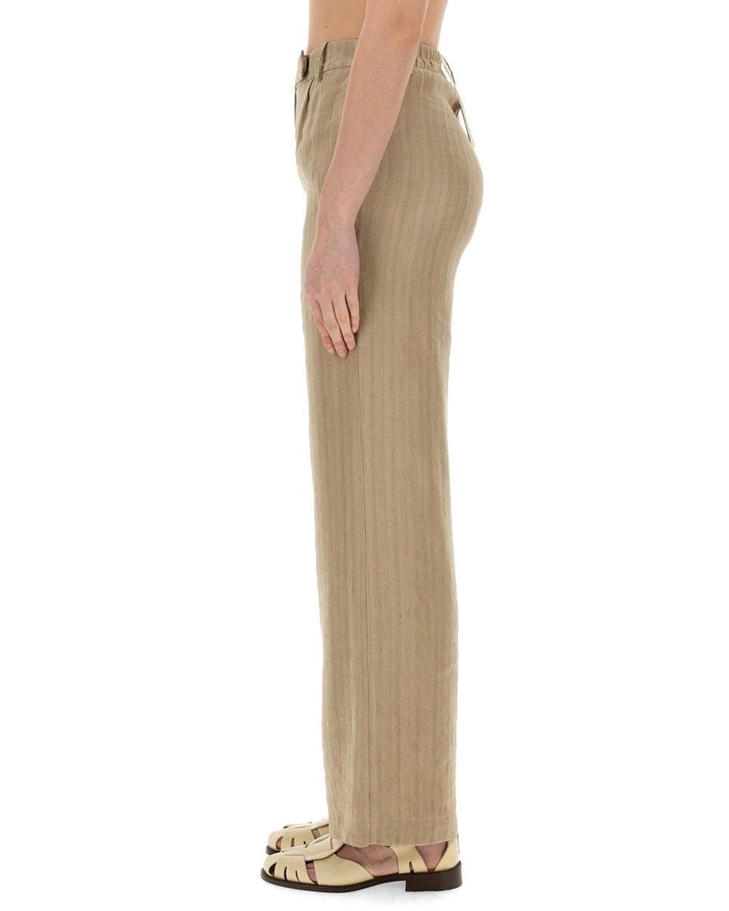 Alysi Natural Linen Pants