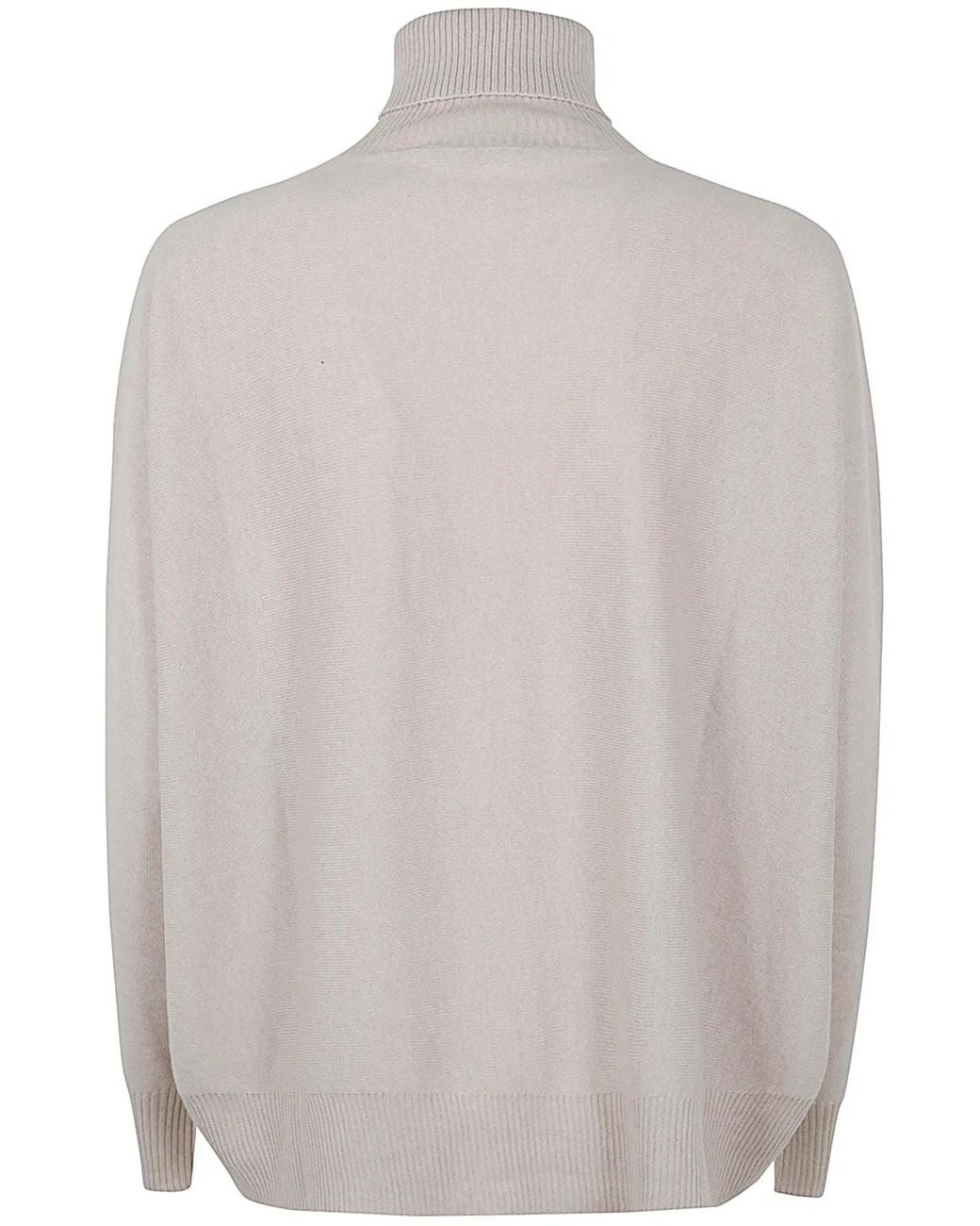 D.exterior White Cashmere Over Turtleneck