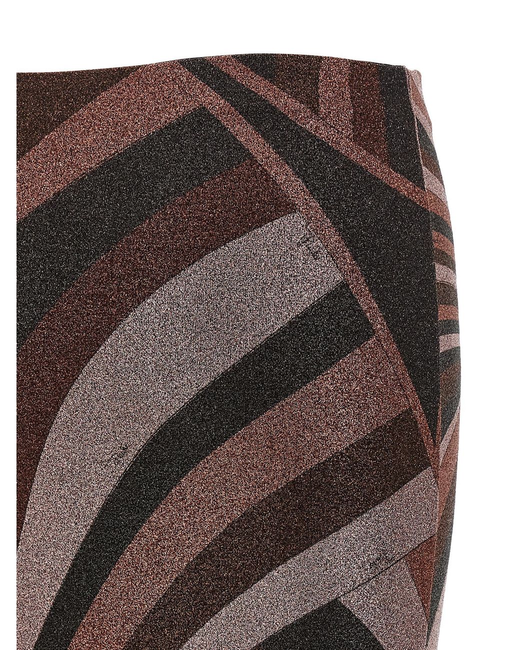 Emilio Pucci Brown 'Iride' Skirt