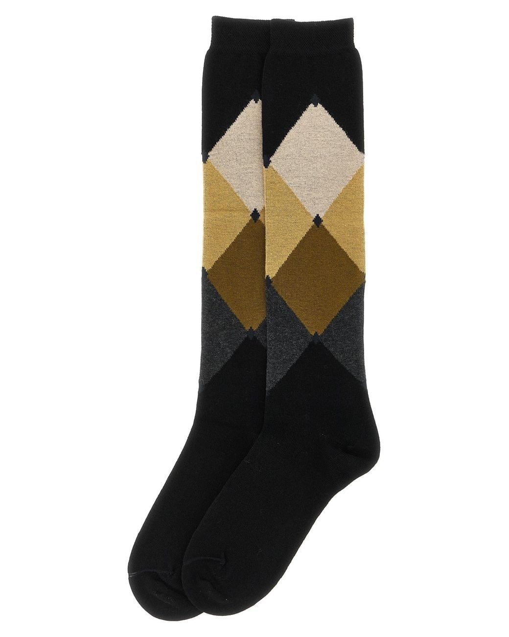 Ballantyne Black 'Diamond' Socks