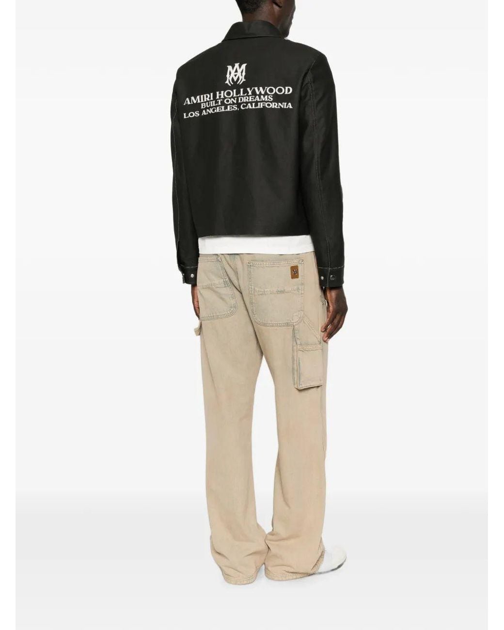 Amiri Black Ma Hollywood Cotcanv Blouson for men