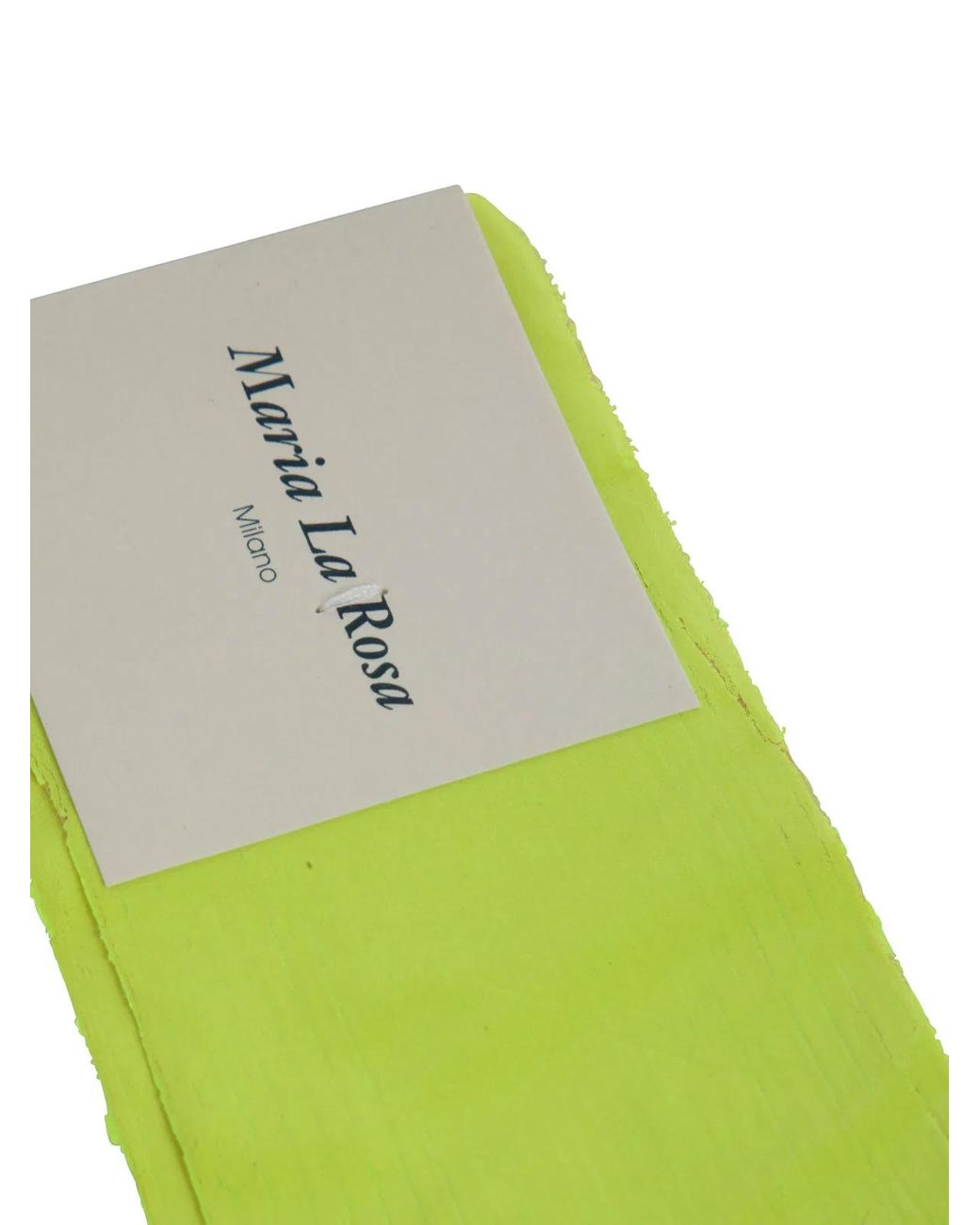 Maria La Rosa Green One Ribbed Laminated Socks