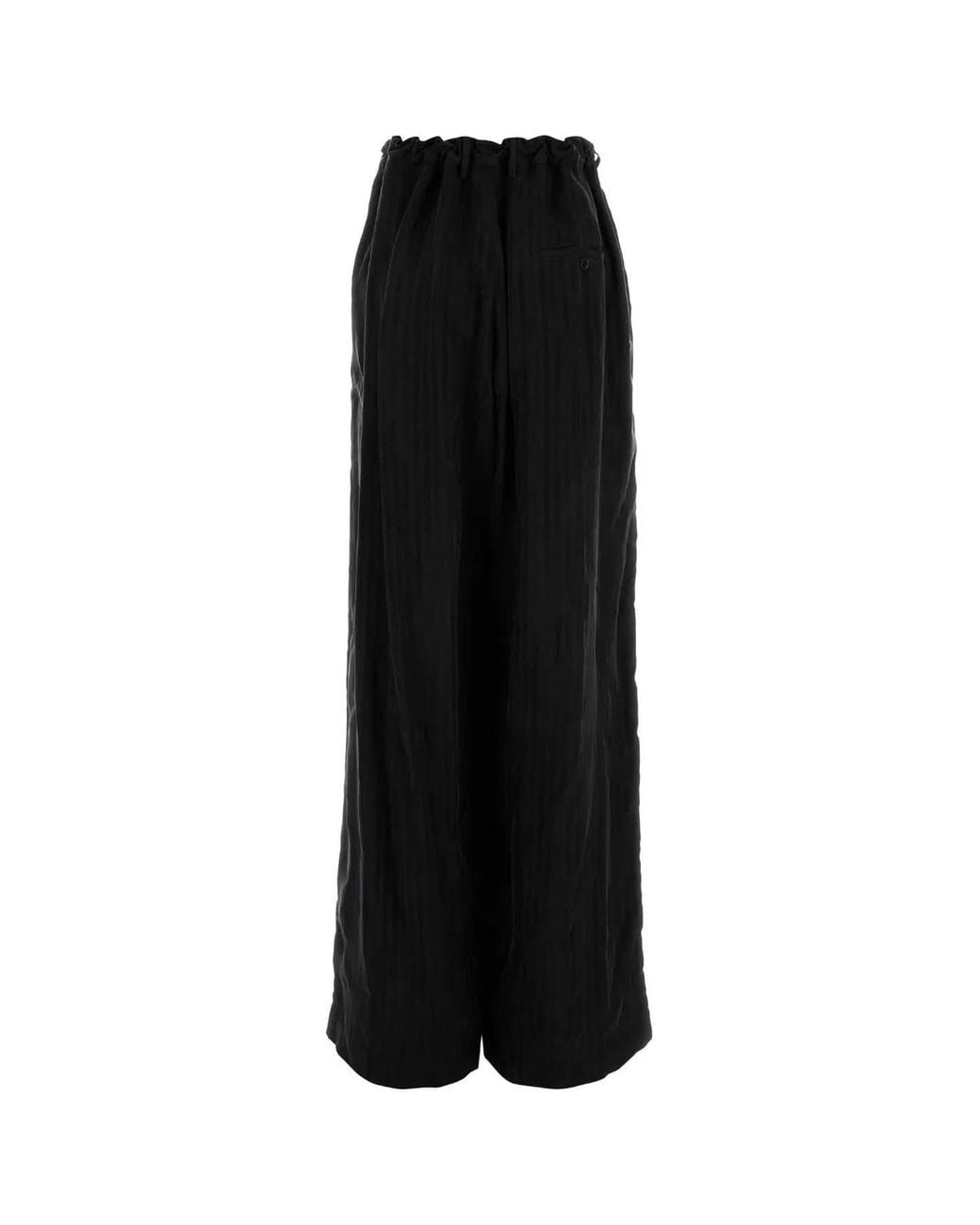 Balenciaga Black Fluid Tailored Pants