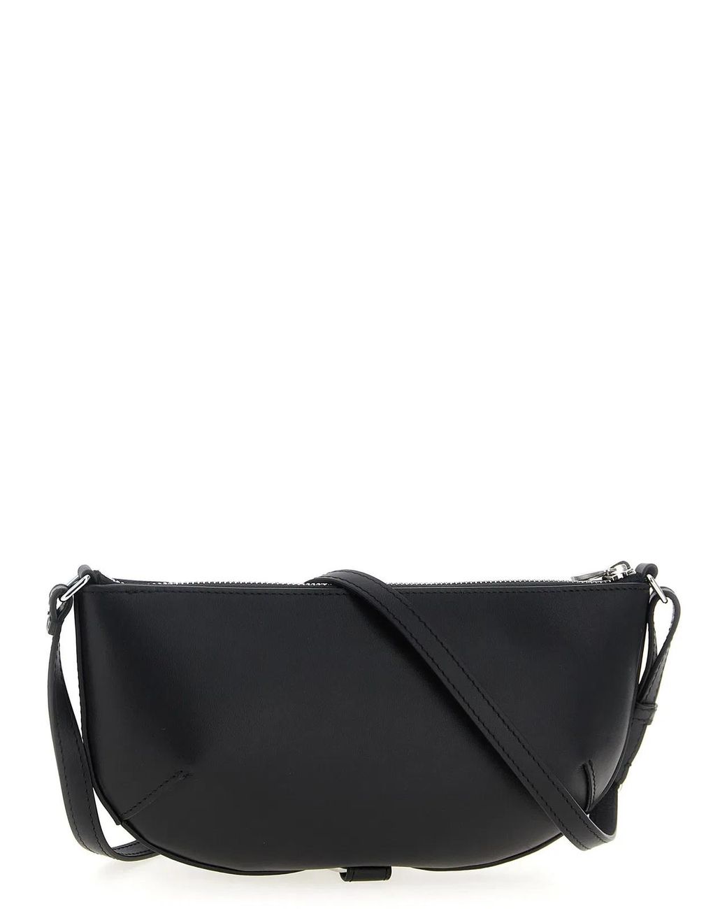 Courreges Black Calfskin Shoulder Bag