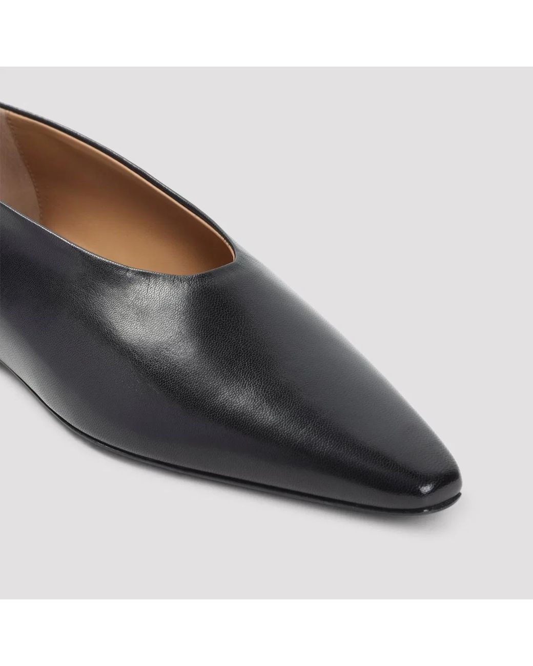 Jil Sander Black Chocolate Ring Ballerina