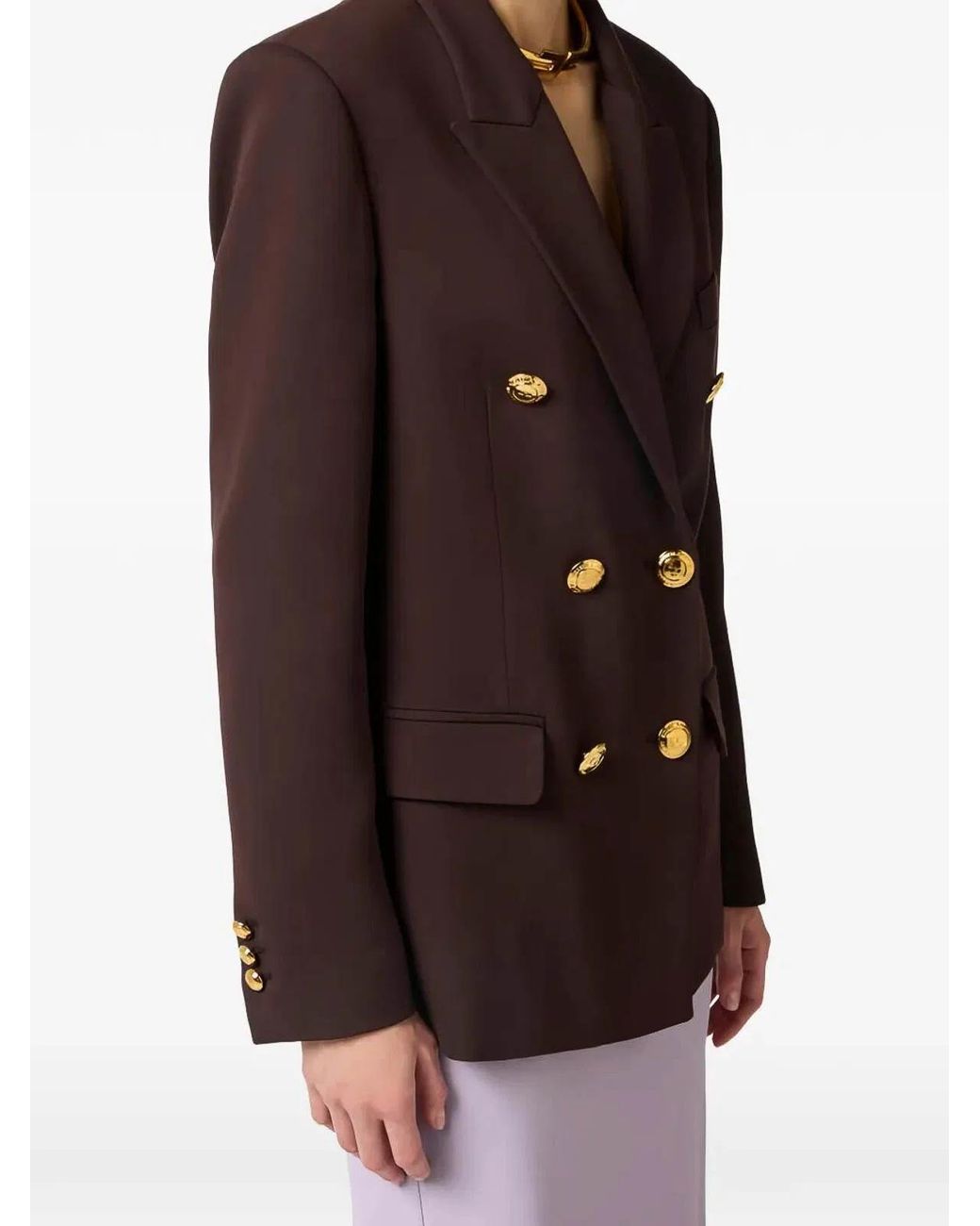 Elisabetta Franchi Purple Viscose Elastan Jacket