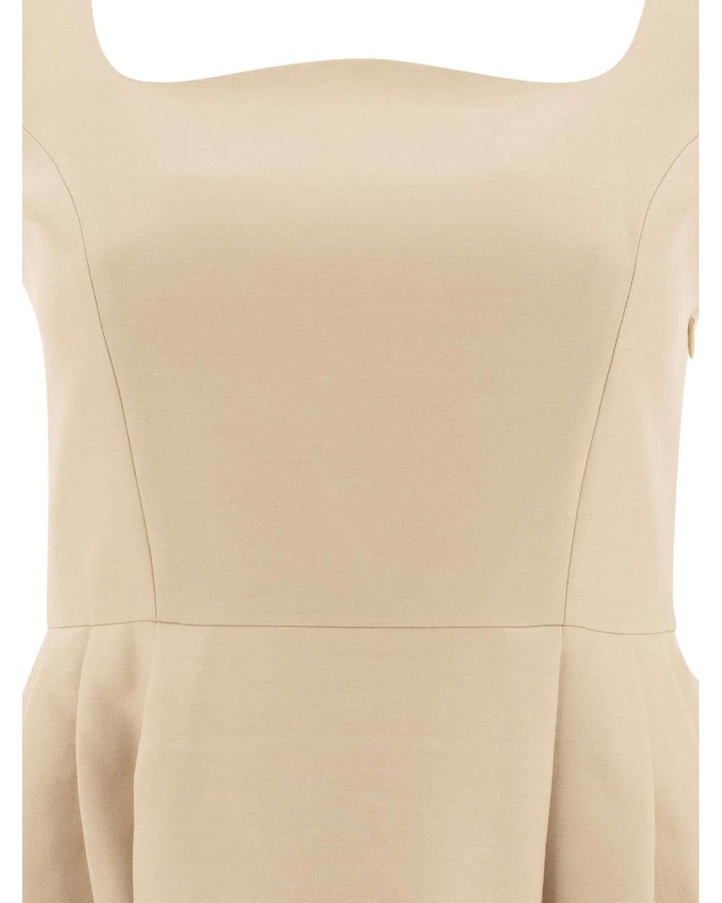 Sandbeige Natural Silk Dress