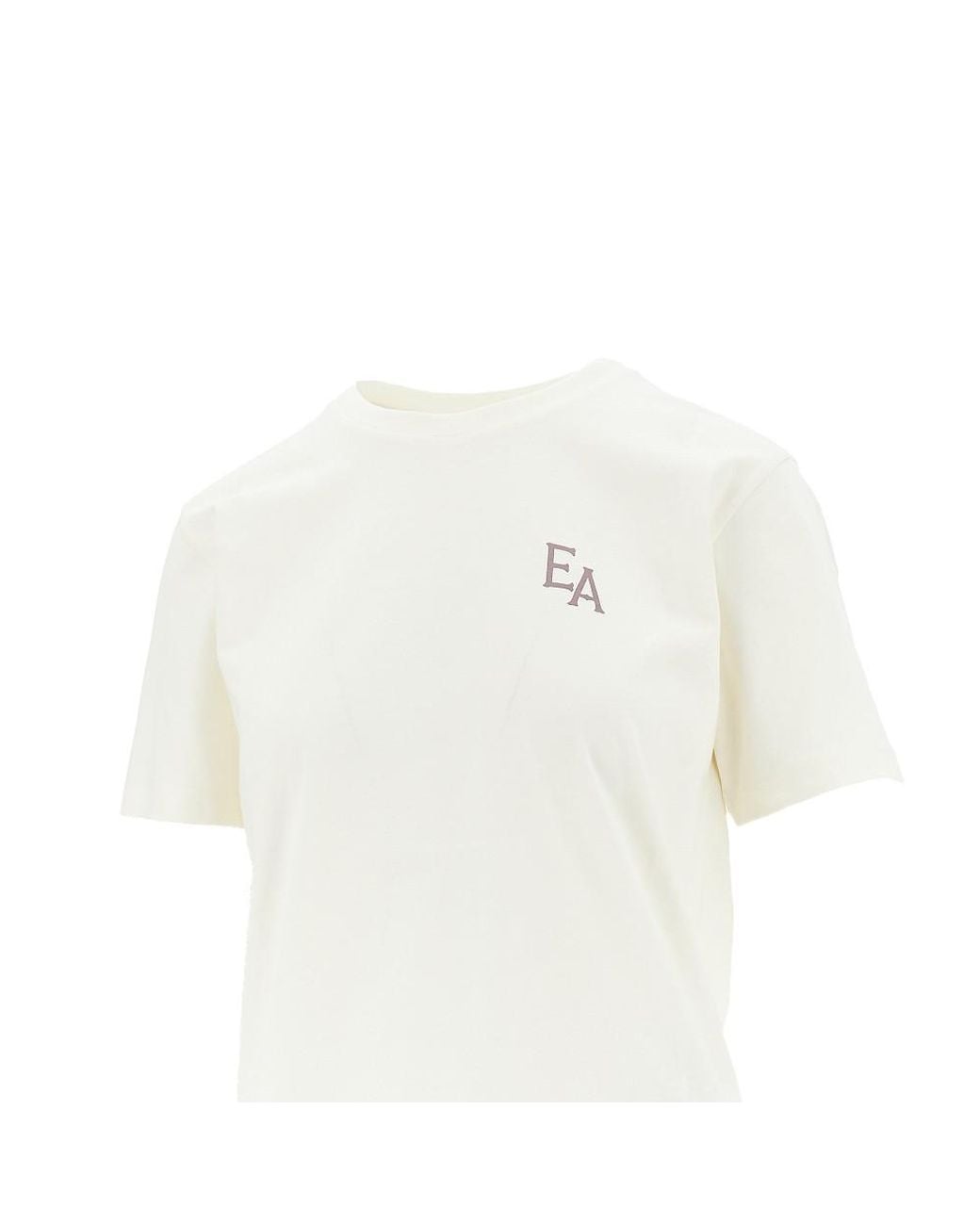Emporio Armani White Cheerleader Print T-Shirt