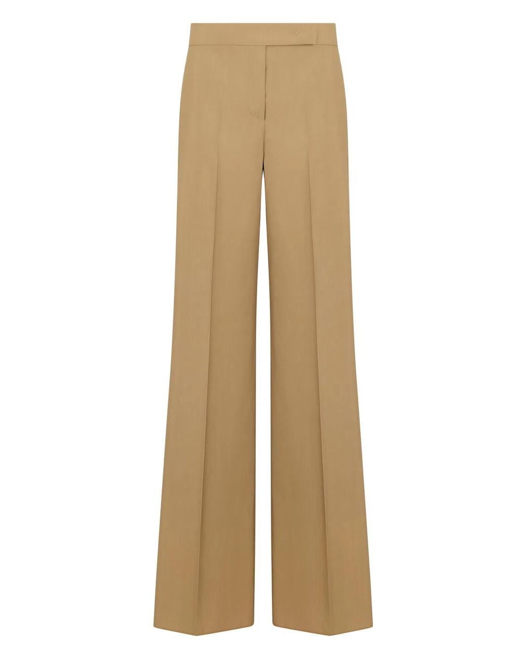 Max Mara Natural Bell-Bottoms