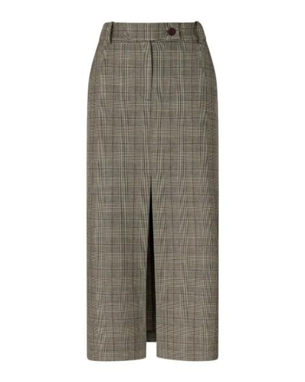 Pinko Natural Polyester Wool Skirt