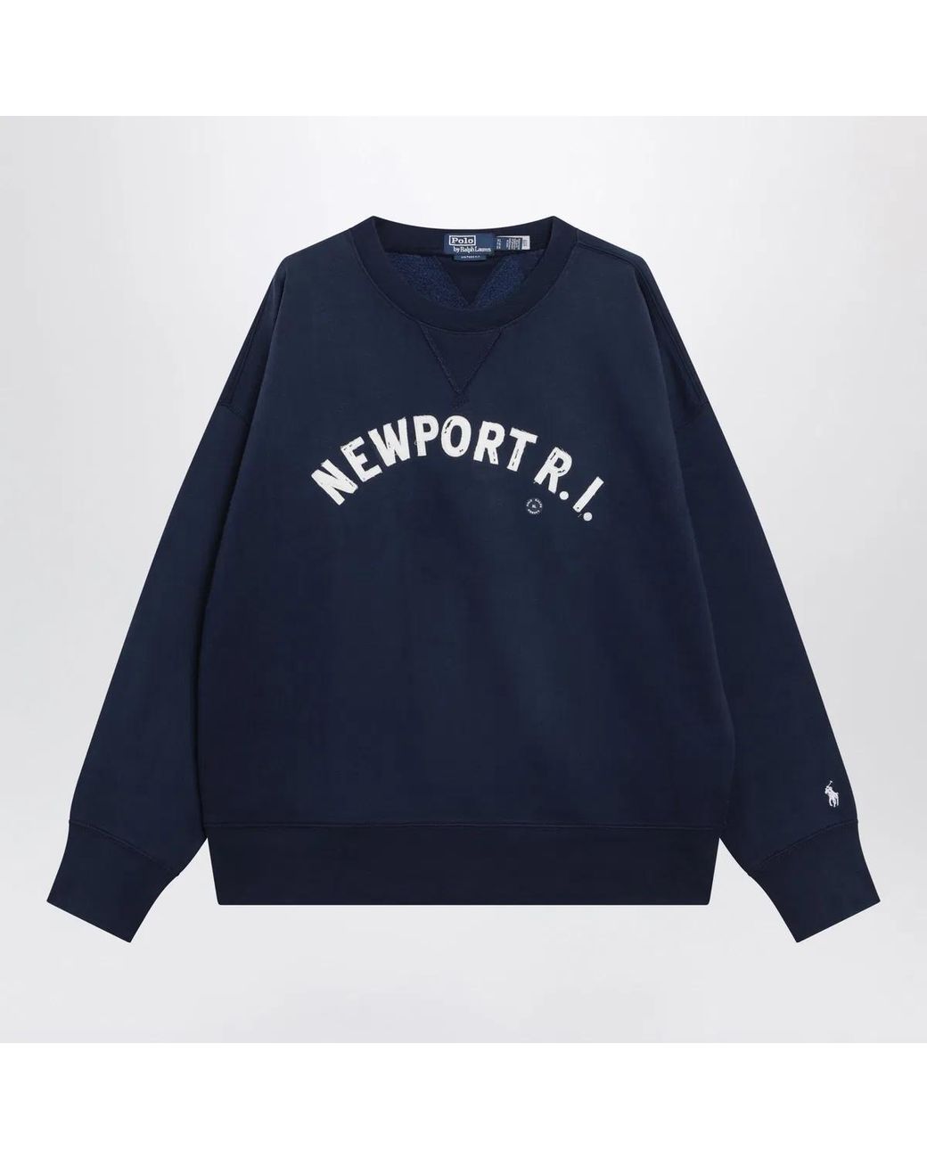 Polo Ralph Lauren Blue Sweatshirt With Embroidery Vintage-Fit for men