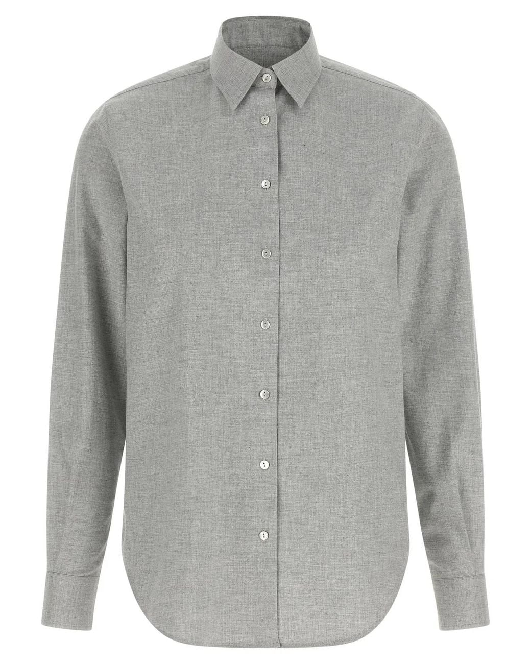 Xacus Gray 'Marta' Flannel Shirt