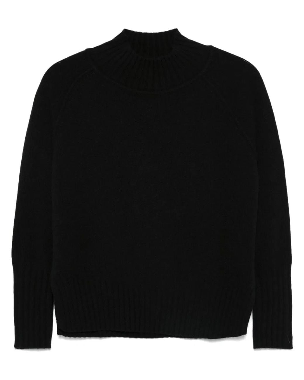 Be You Black Cashmere Turtle-Neck Sweater