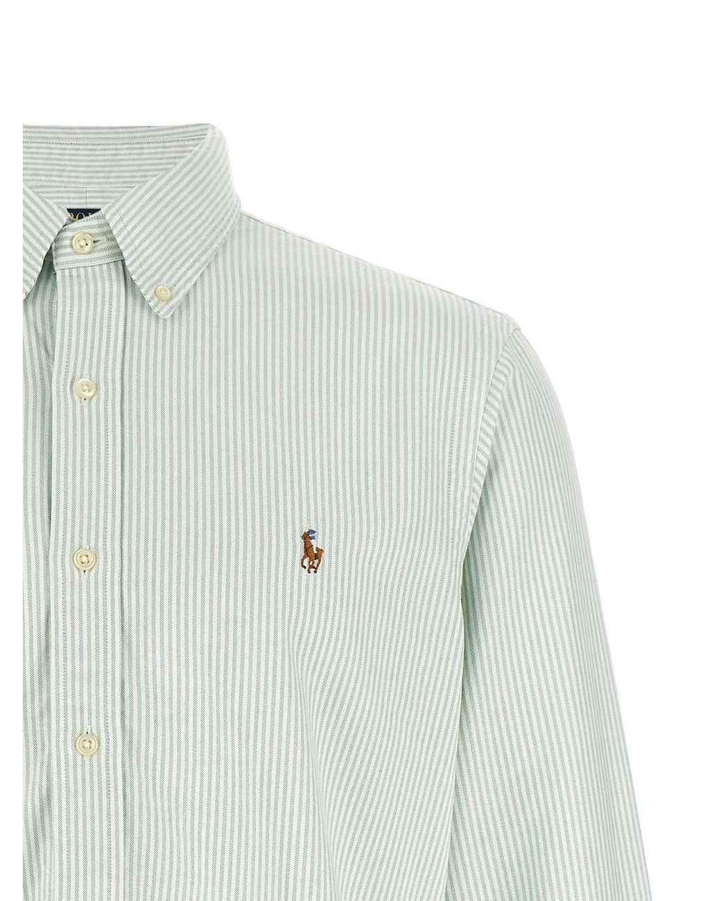Polo Ralph Lauren White Stripes Shirt for men