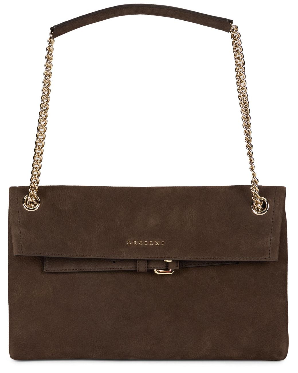 Orciani Brown Shoulder Bag Venus Nabucco Small