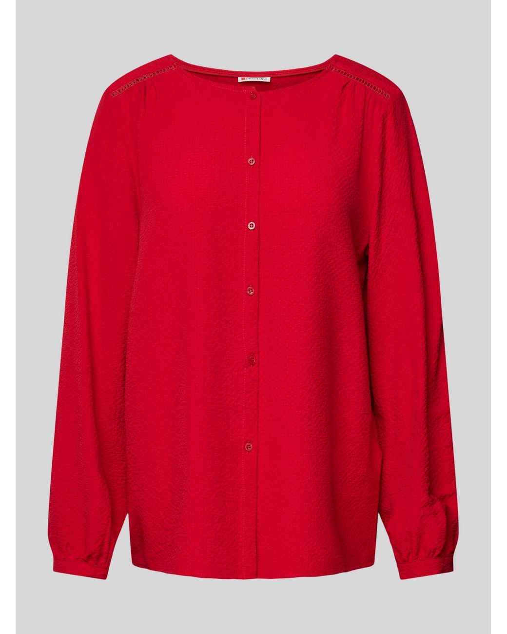Street One Overhemdblouse Met Knoopsluiting in het Red