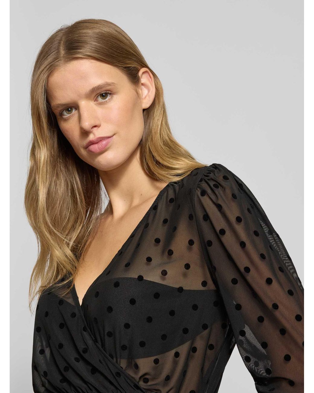 ONLY Blouses Lange Mouw in het Black