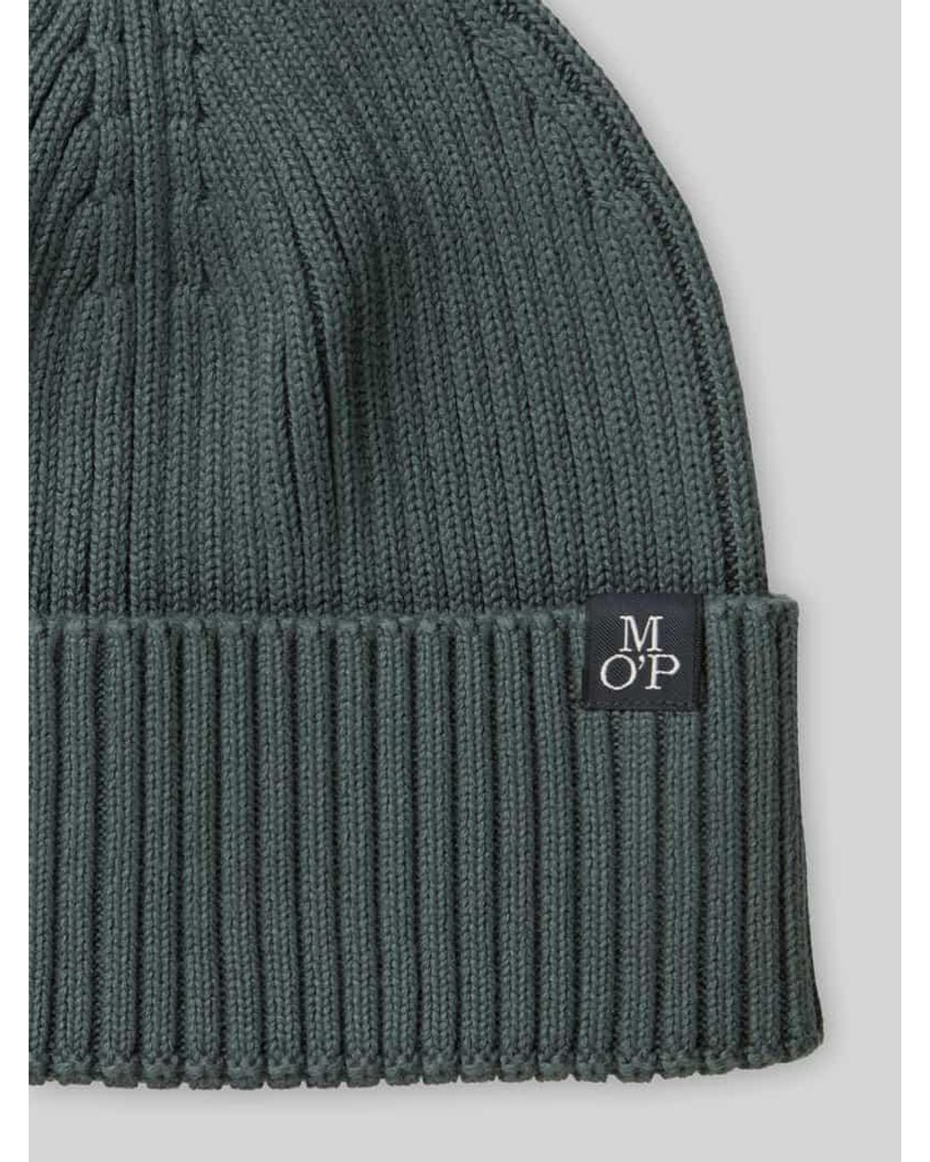 Marc O' Polo Mütze mit Label-Patch in Green für Herren