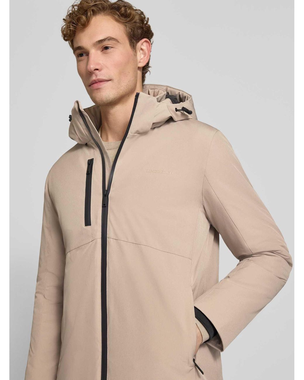 Lindbergh Parka's in het Natural voor heren