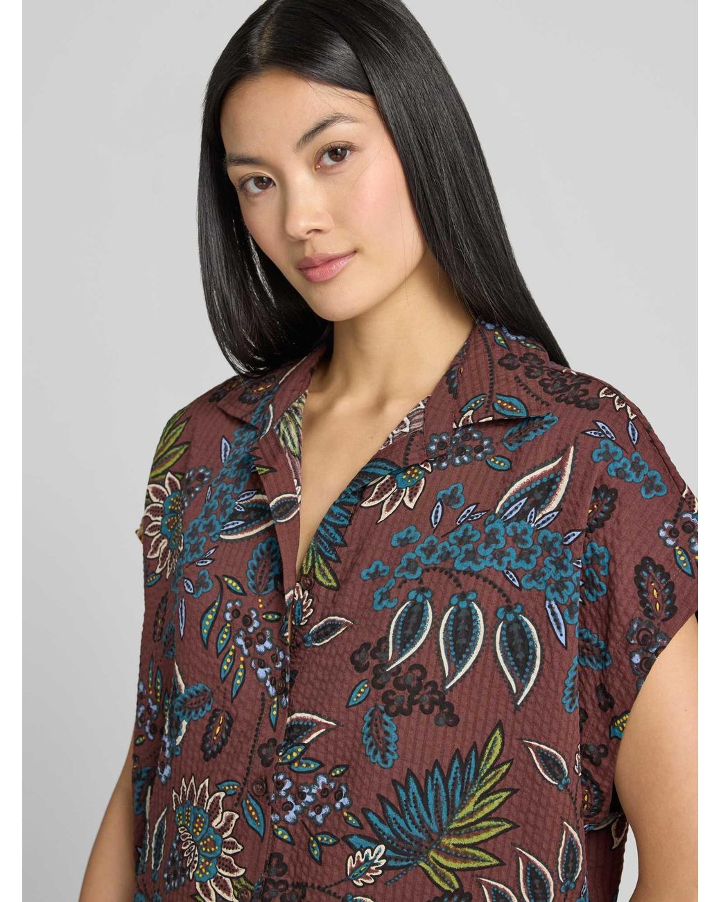 Zero Blouses Korte Mouw in het Multicolor