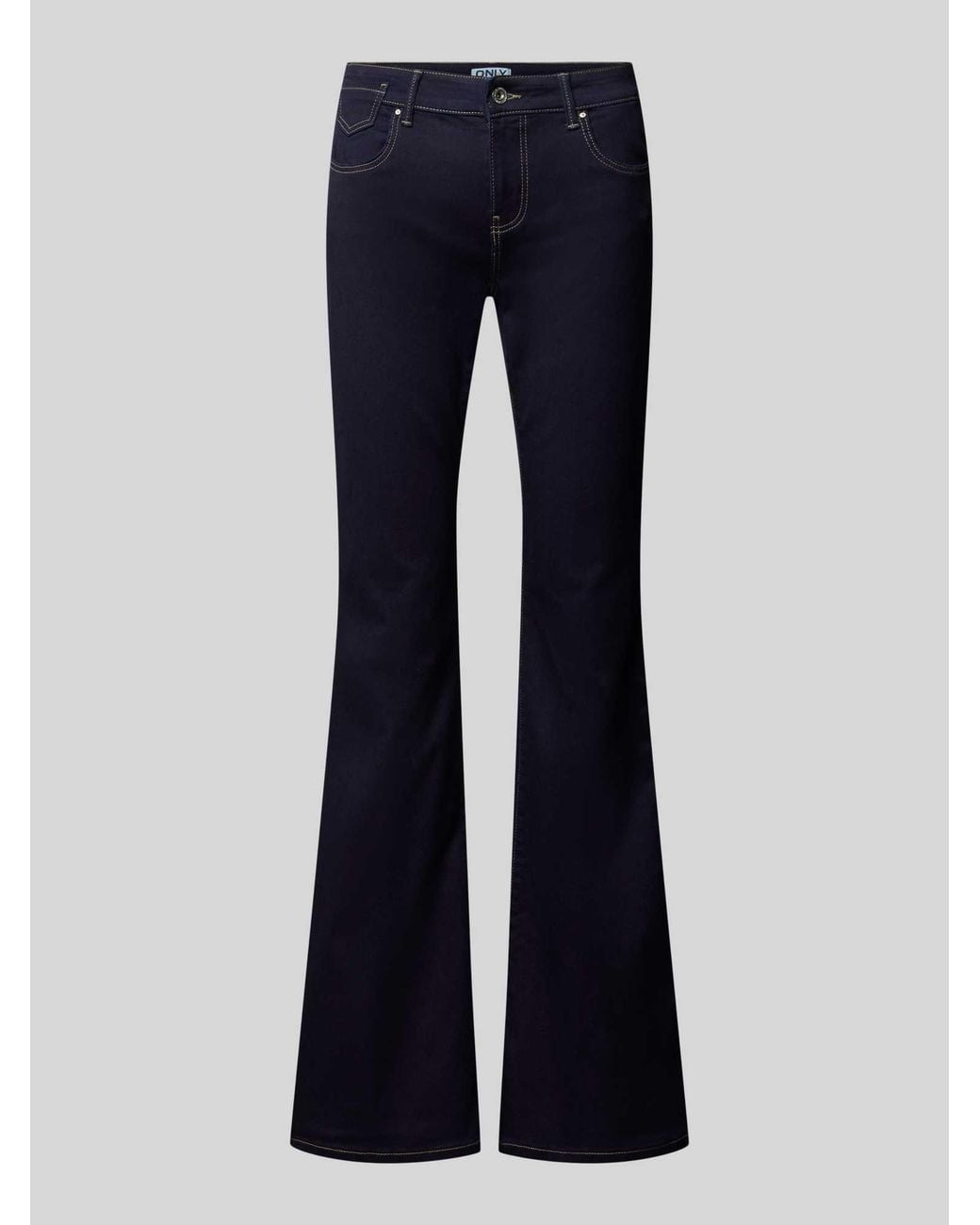 ONLY Bootcut Jeans in het Blue