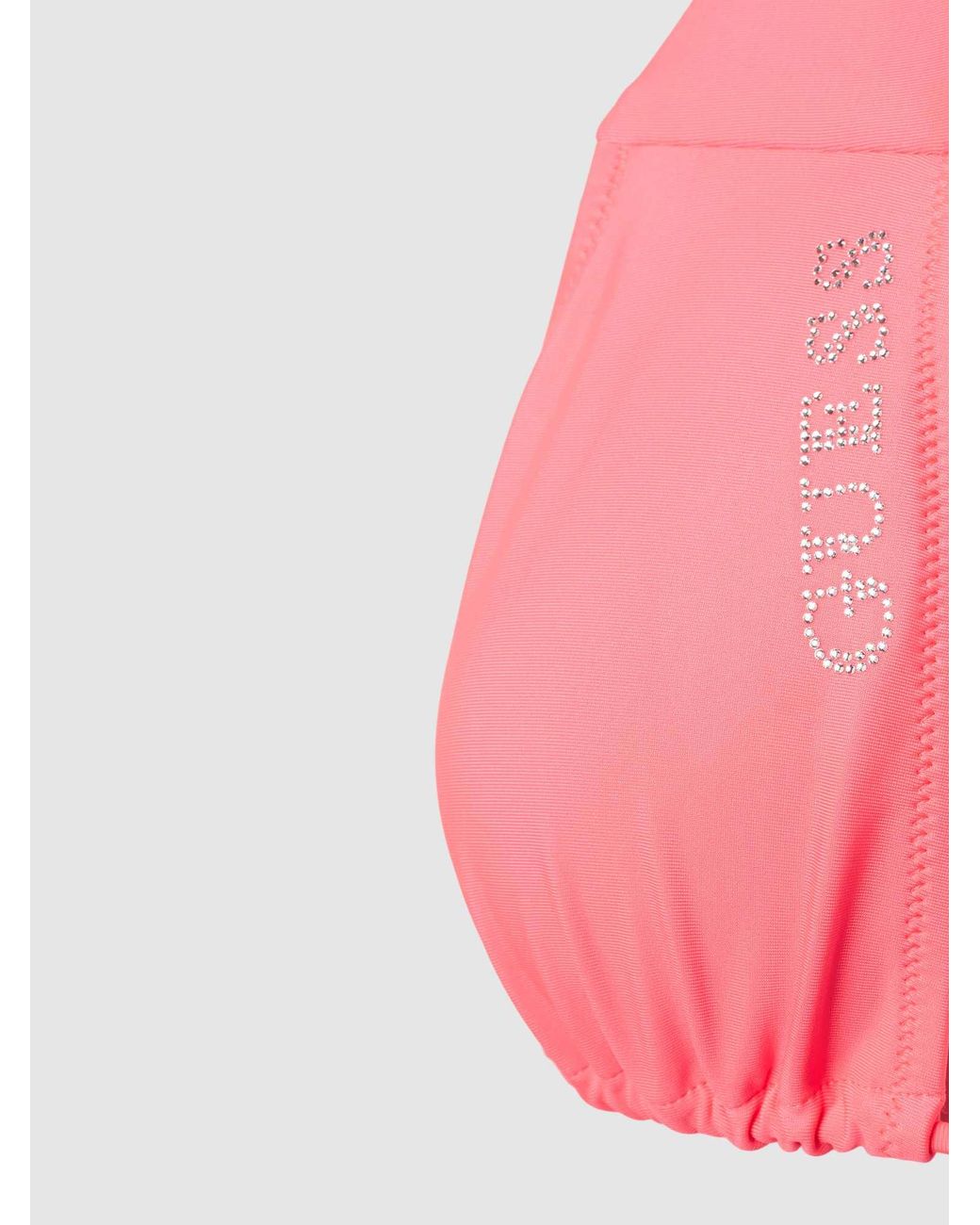 Guess Bikinitop Met Labelprint in het Pink