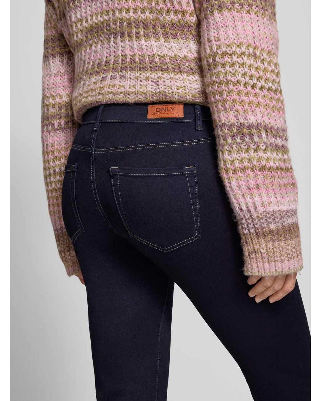 ONLY Bootcut Jeans in het Blue