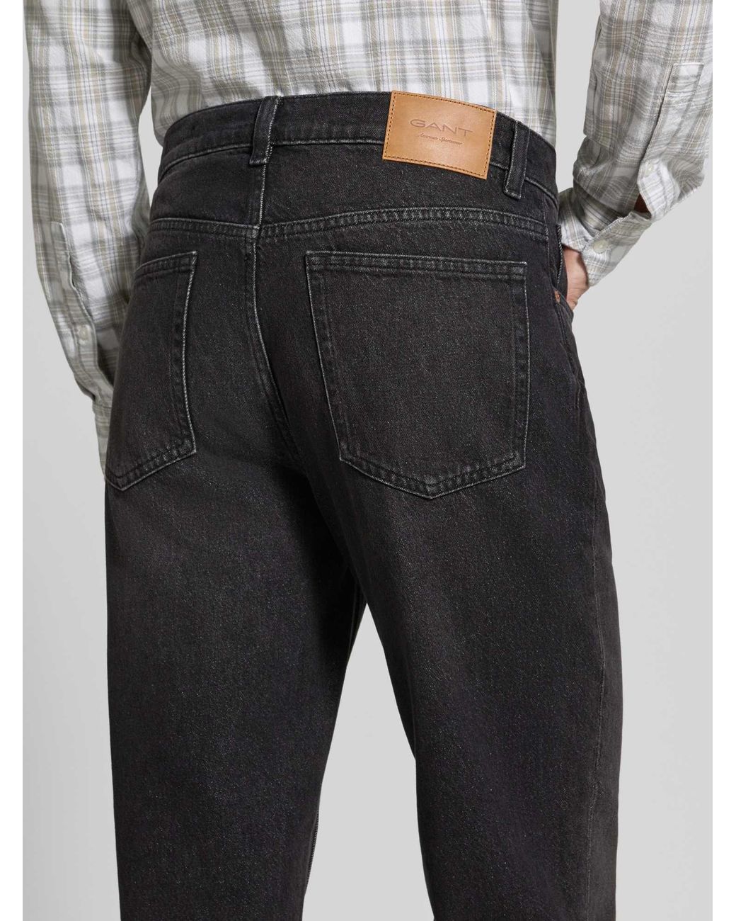 Gant Regular Fit Jeans in het Black voor heren