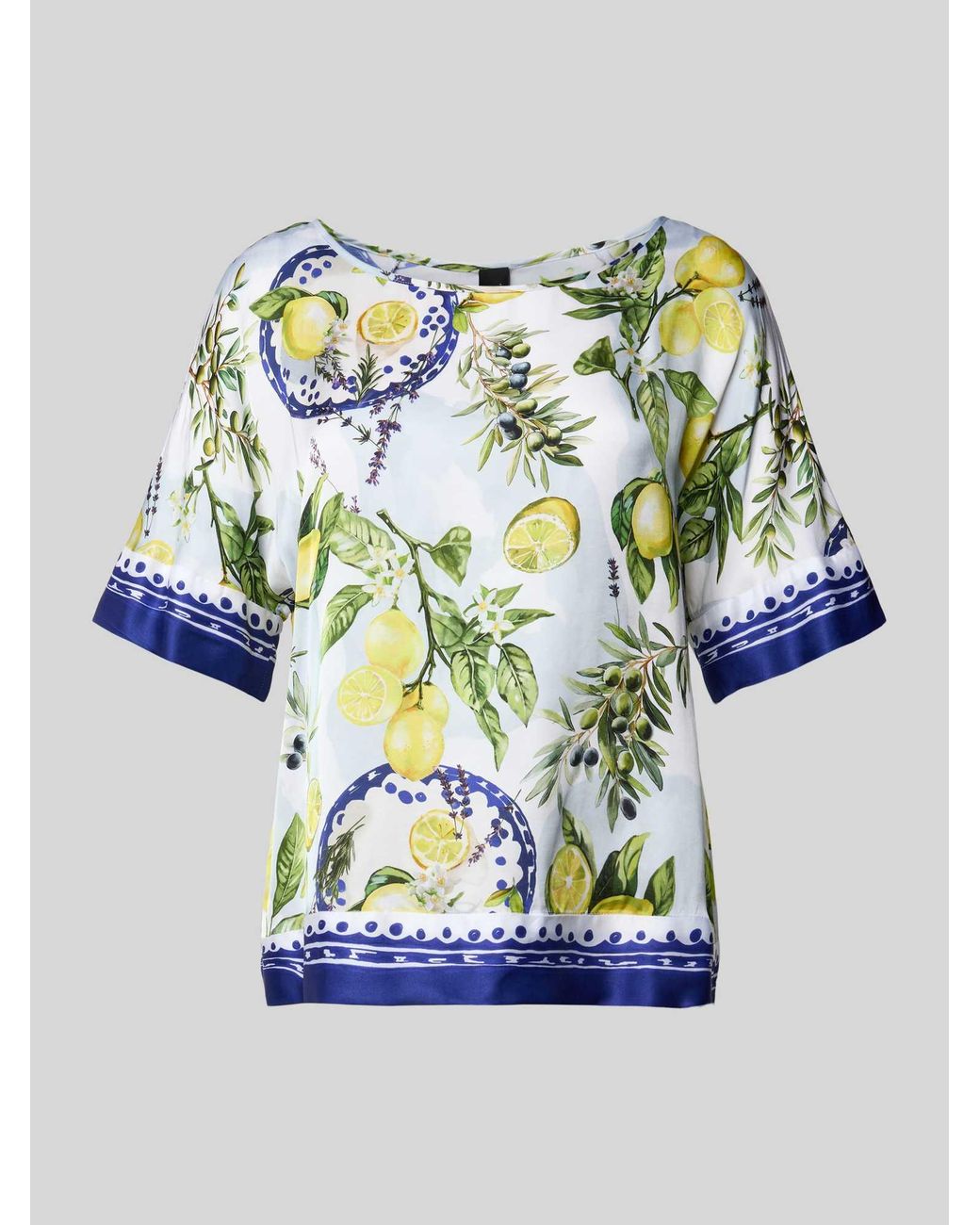 Marc Cain Blouses Korte Mouw in het Gray