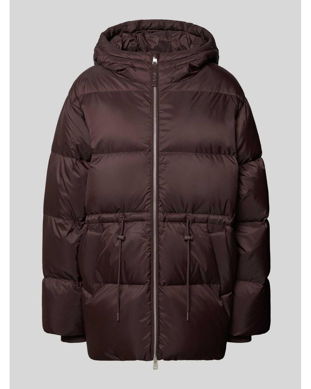 Closed Puffer Jassen in het Brown