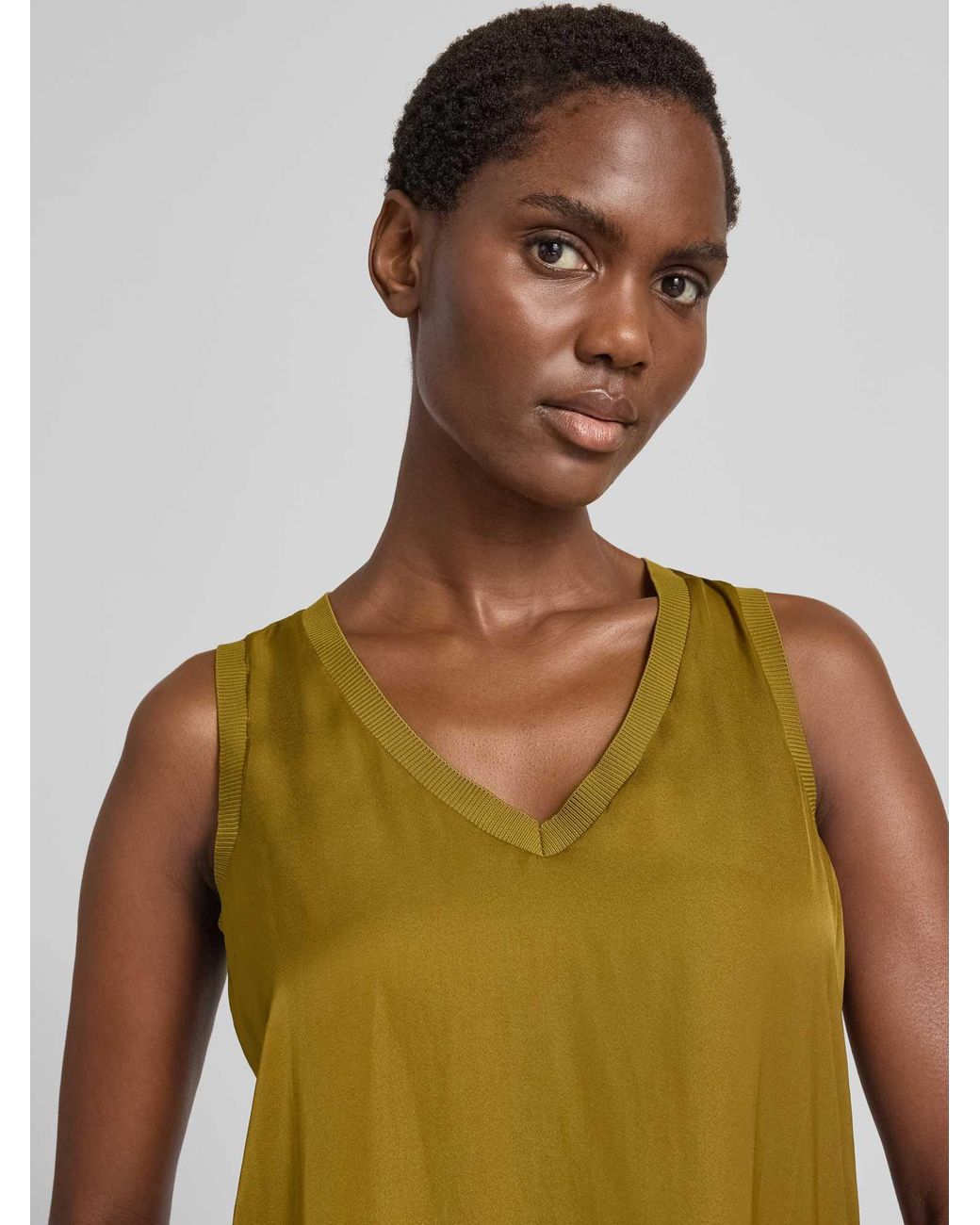 Zero Blouses Korte Mouw in het Green