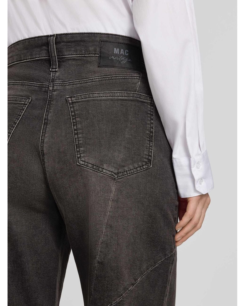 M·a·c Barrel Jeans in het Gray