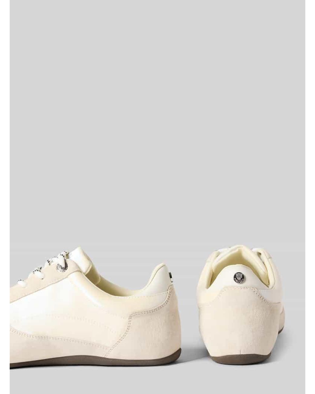 Marc Cain Natural Sneaker mit Logo-Print