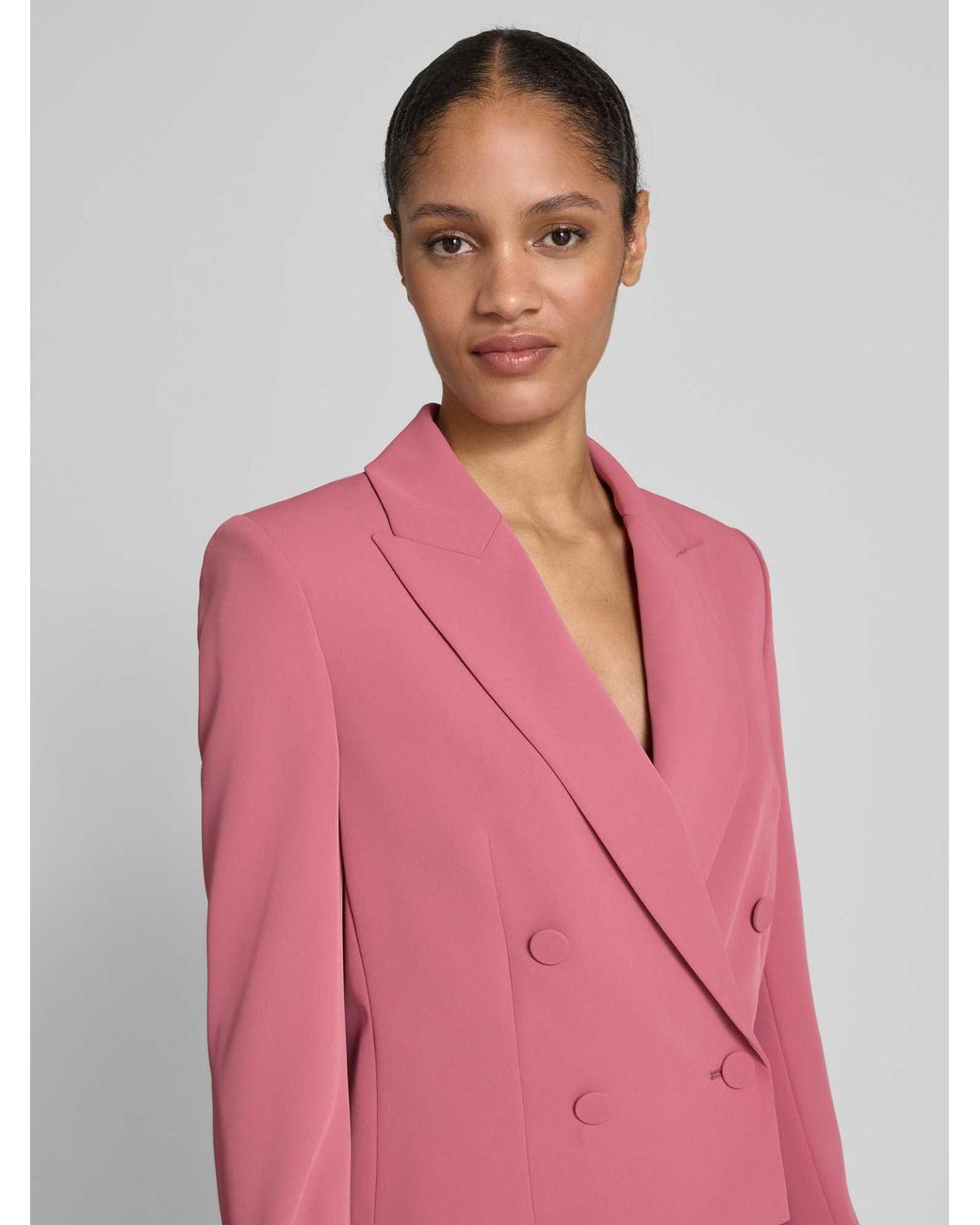 Jake*s Regular Fit Blazer Met Reverskraag in het Pink