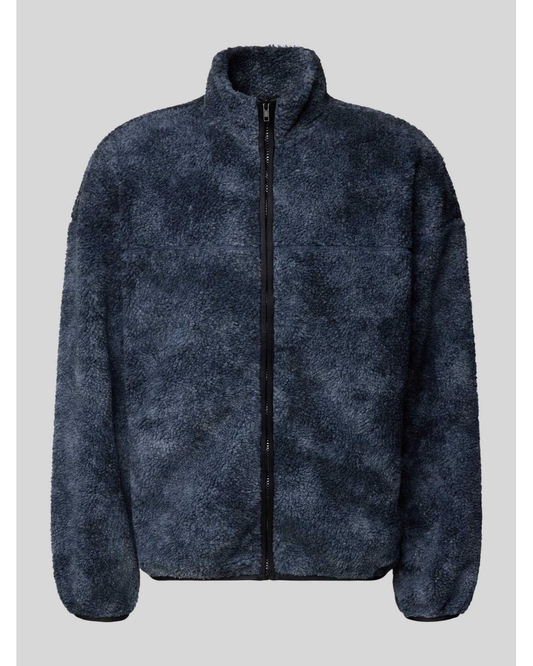 Only & Sons Regular Fit Jack Van Teddybont Met Opstaande Kraag, Model 'James' in het Blue voor heren