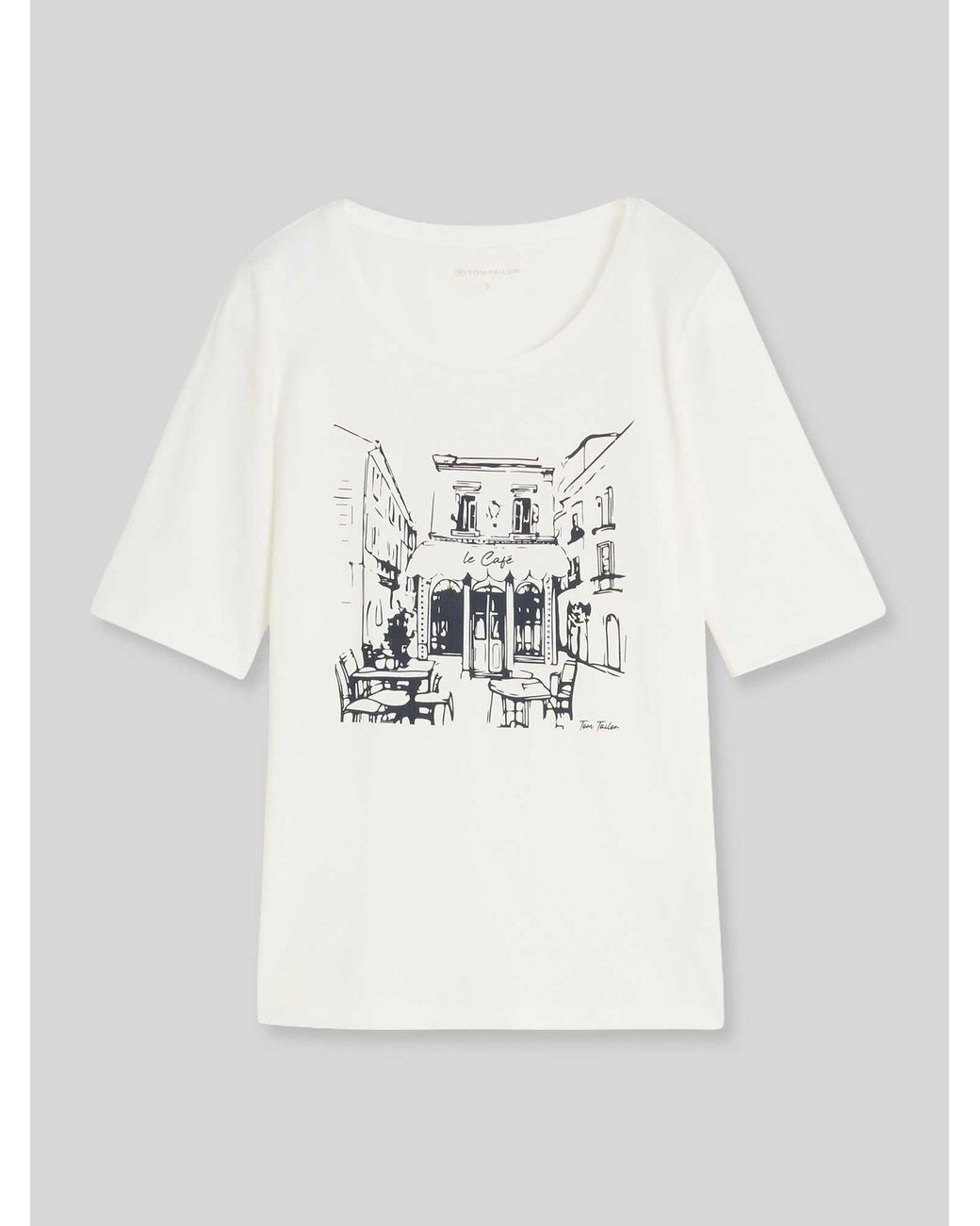 Tom Tailor T-Shirts in het White