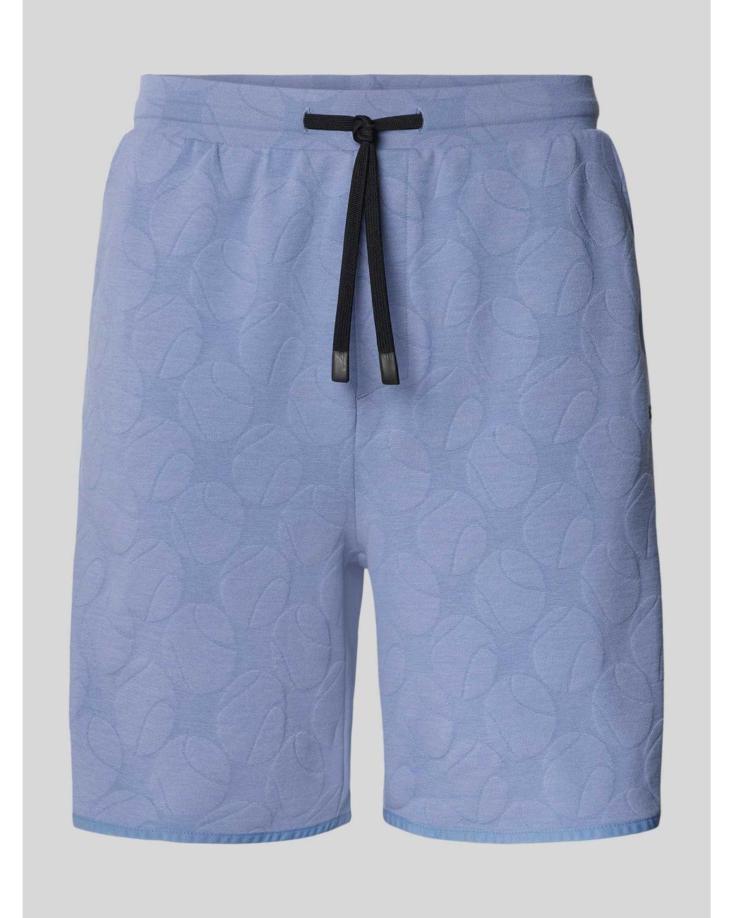 Boss Regular Fit Shorts Van Katoenmix Model 'Jt_Member Short' in het Blue voor heren