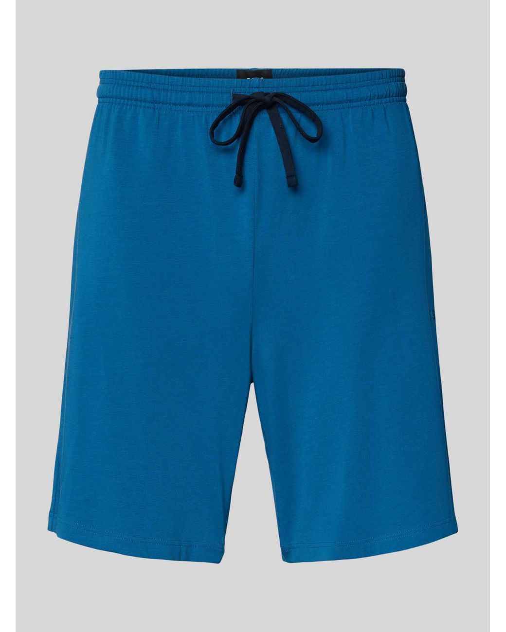 Boss Regular Fit Shorts Van Katoenmix Model 'Miix&Match' in het Blue voor heren